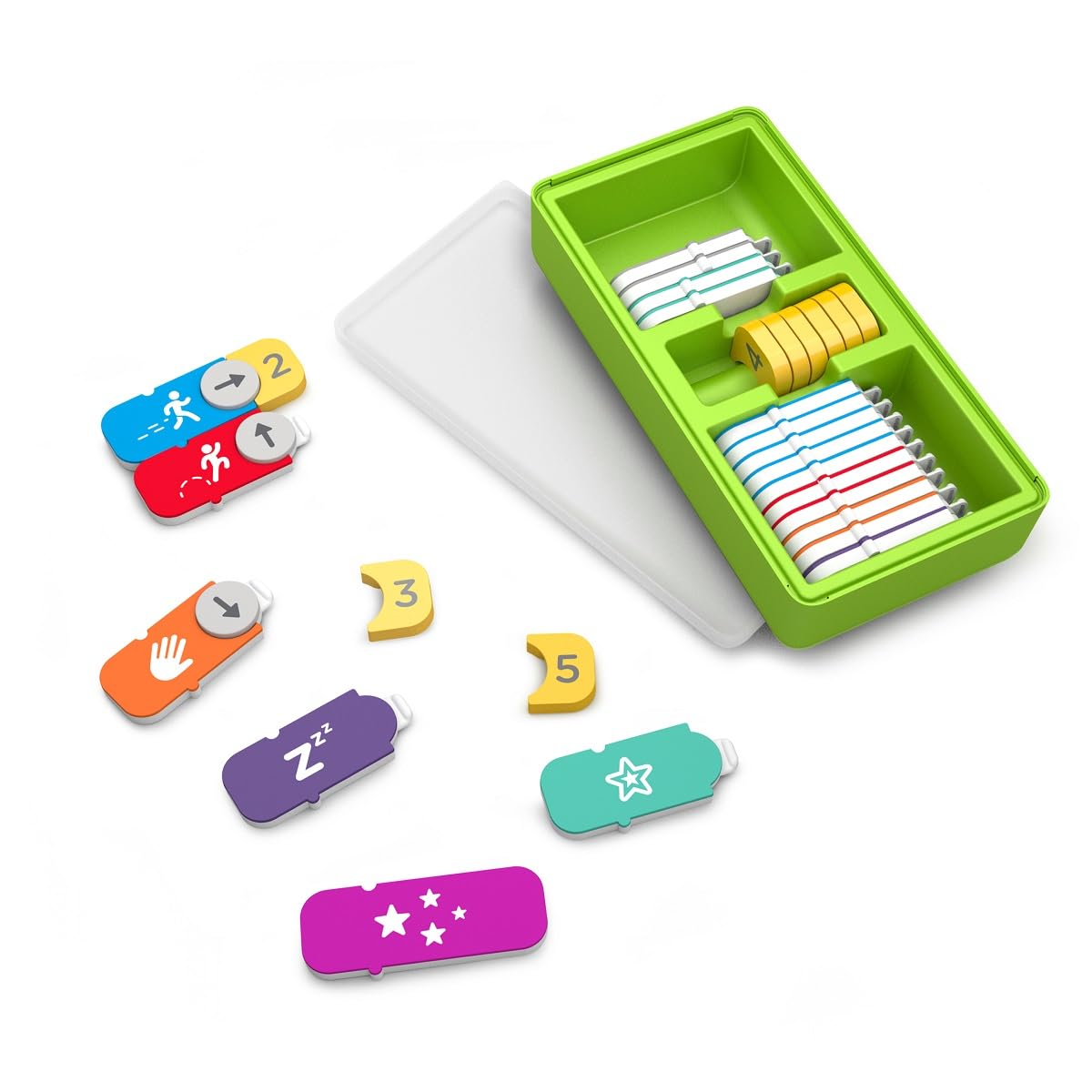 Osmo Coding Awbie blocks guide Awbie through a strawberry adventure.