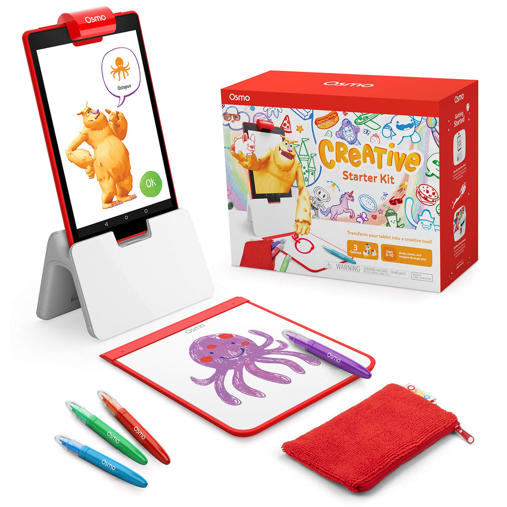 Osmo Creative Starter Kit with Fire Base, engaging hands-on play for early STEM learning