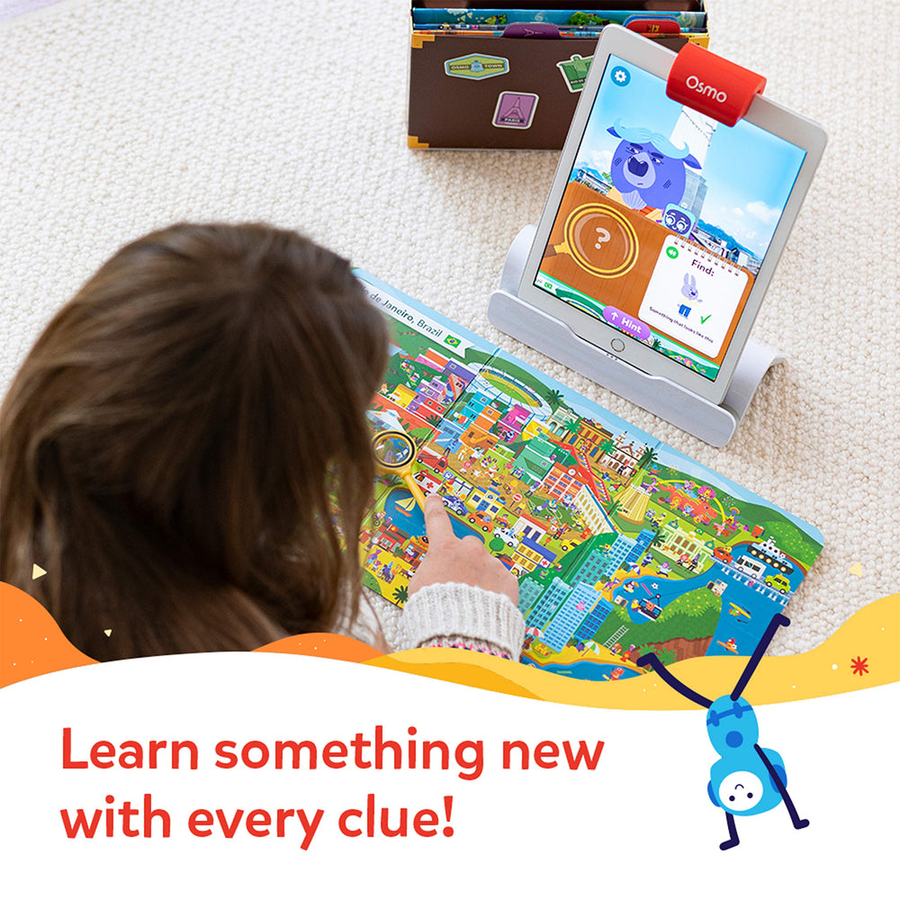 Osmo Detective Agency on iPad showing interactive learning through play