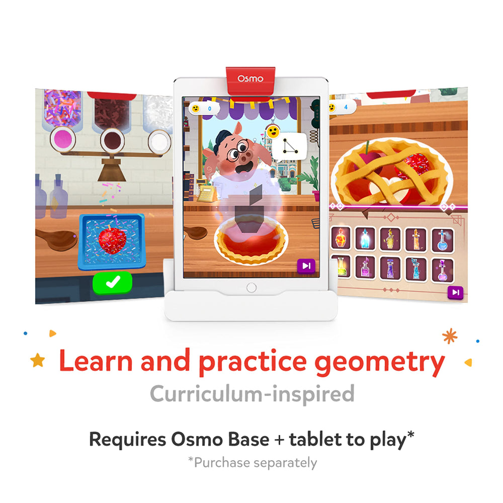 Osmo Food Truck setup and playmat for geometry-based tasks