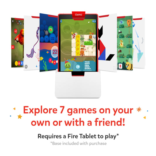 Osmo Math Buzz on Fire Tablet boosts equation practice through 20+ engaging levels.