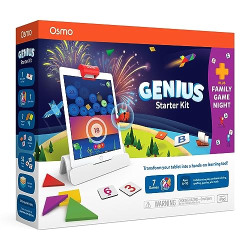 Osmo Tangram pieces for on-screen shape matching in learning games.