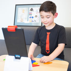 Osmo Words strengthens spelling and vocabulary via visuals and prompts.