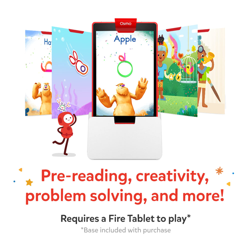Osmo Squiggle Magic action, drawing prompts spark creativity