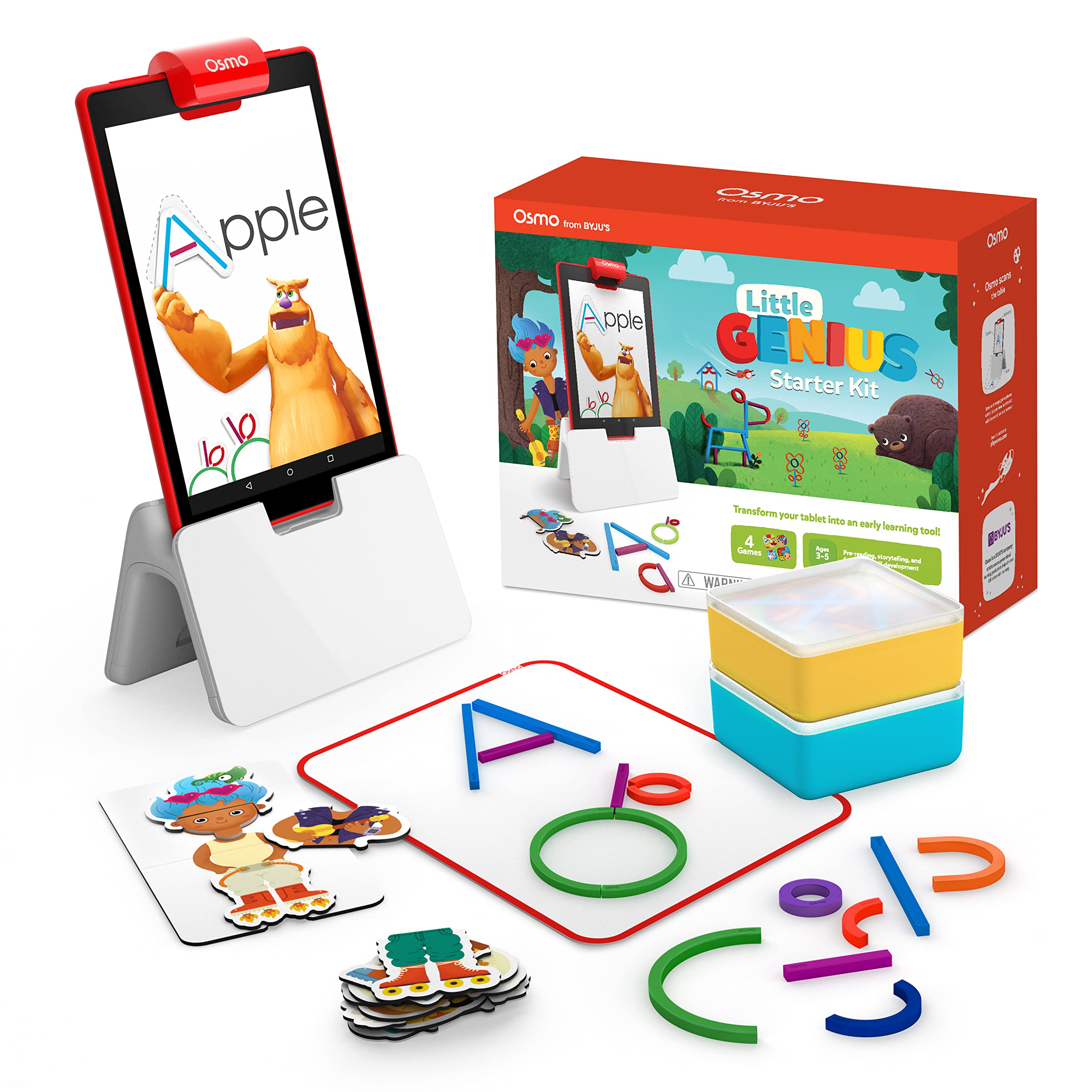 Osmo Little Genius ABC pieces for early literacy and hands-on learning