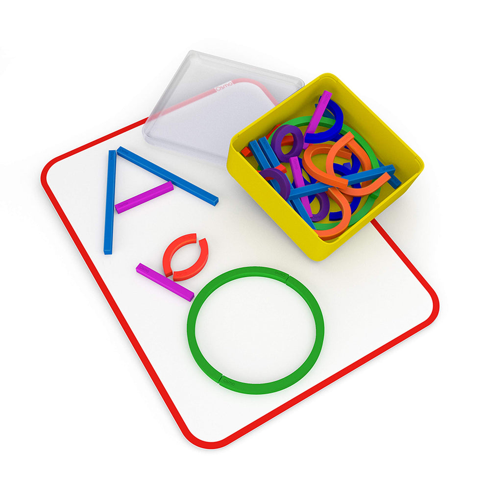 Osmo Little Genius Sticks & Rings collection for hands-on letter play and creativity