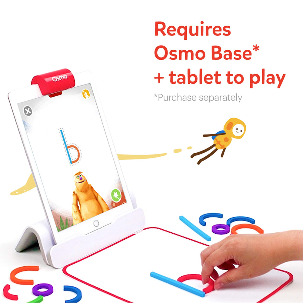 Osmo Little Genius Sticks & Rings forming letters to boost early literacy skills