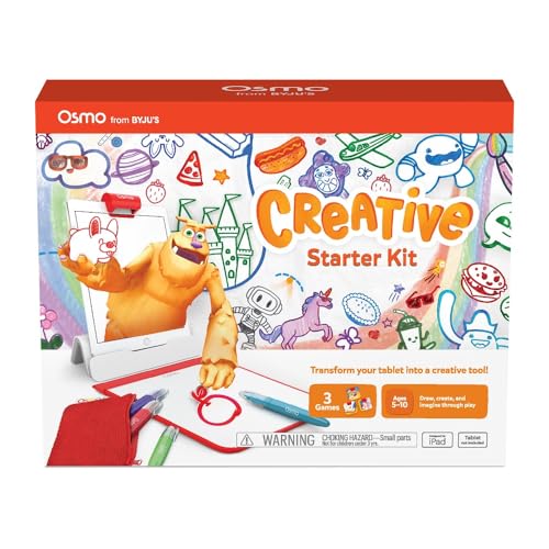 Osmo Monster game drawing action brings stories to life with physical drawing.