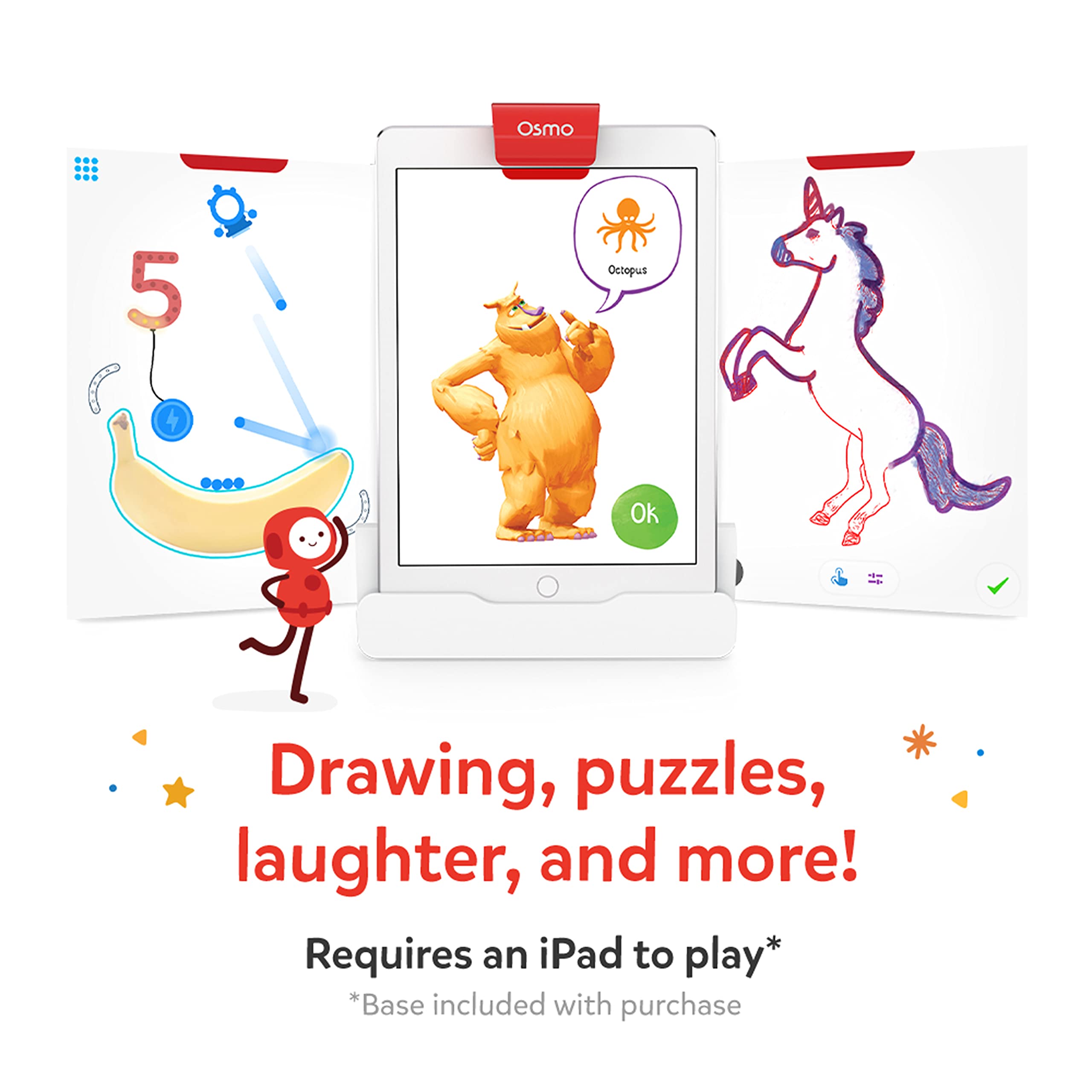 Osmo Newton-physics-challenge demonstrates early physics concepts through tangible play.