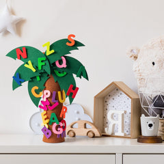 OSNIE classroom or playroom setup featuring the felt tree for early literacy.