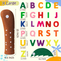 OSNIE coconut tree letters attachment with Velcro for easy letter placement.