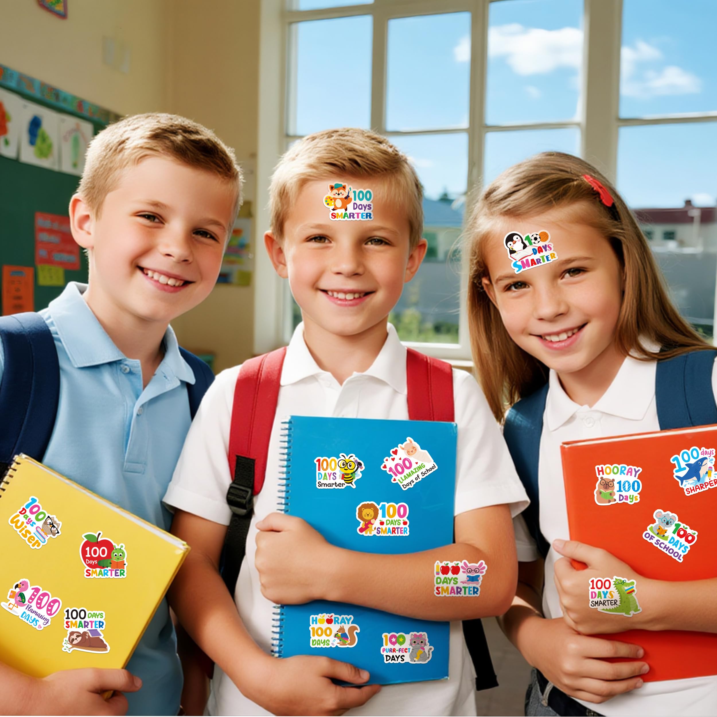 OSNIE folder and planner decoration with durable vinyl stickers.