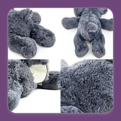 OSOCU grey elephant even weight distribution mimics a hug for comfort.