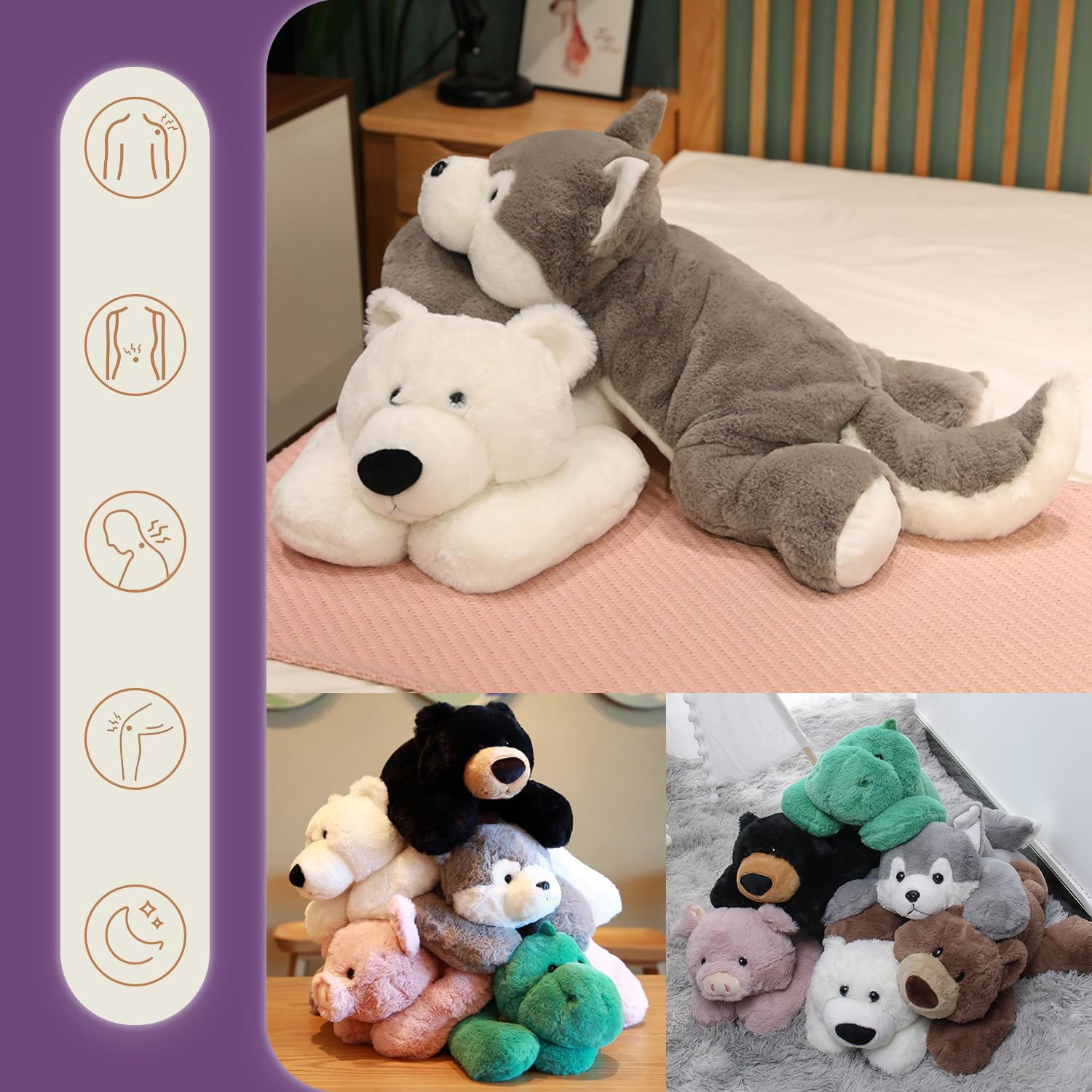 OSOCU soft plush fur closeup highlights silky touch and cuddle appeal.
