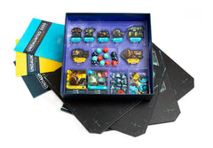 Box packaging highlights contents and setup flow for quick learning.