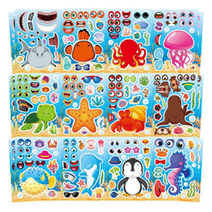 OTAITY ocean animal stickers clownfish set for fun crafts and imaginative ocean scenes