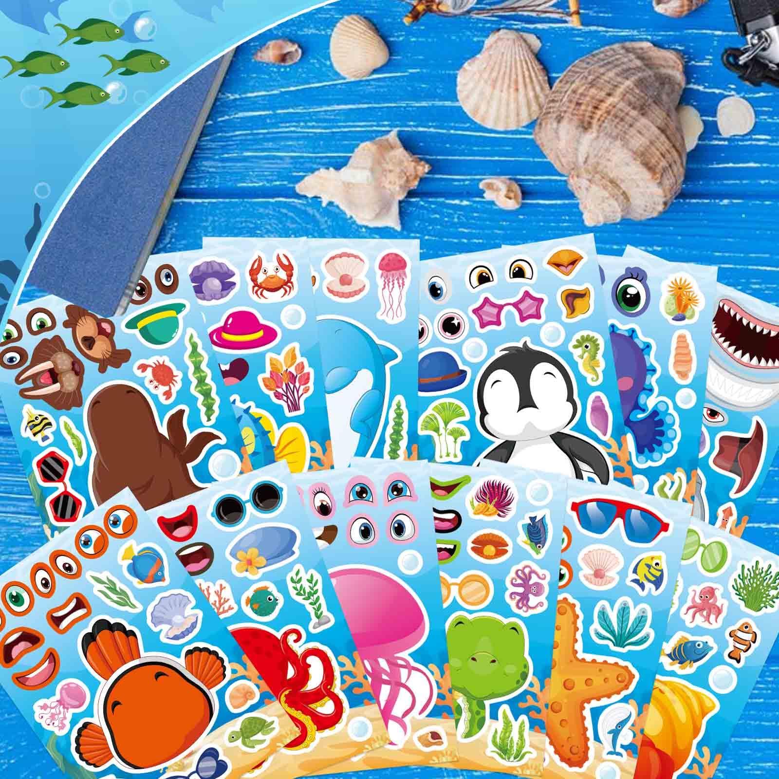OTAITY seahorse sticker engaging design for arts, crafts, and classroom rewards