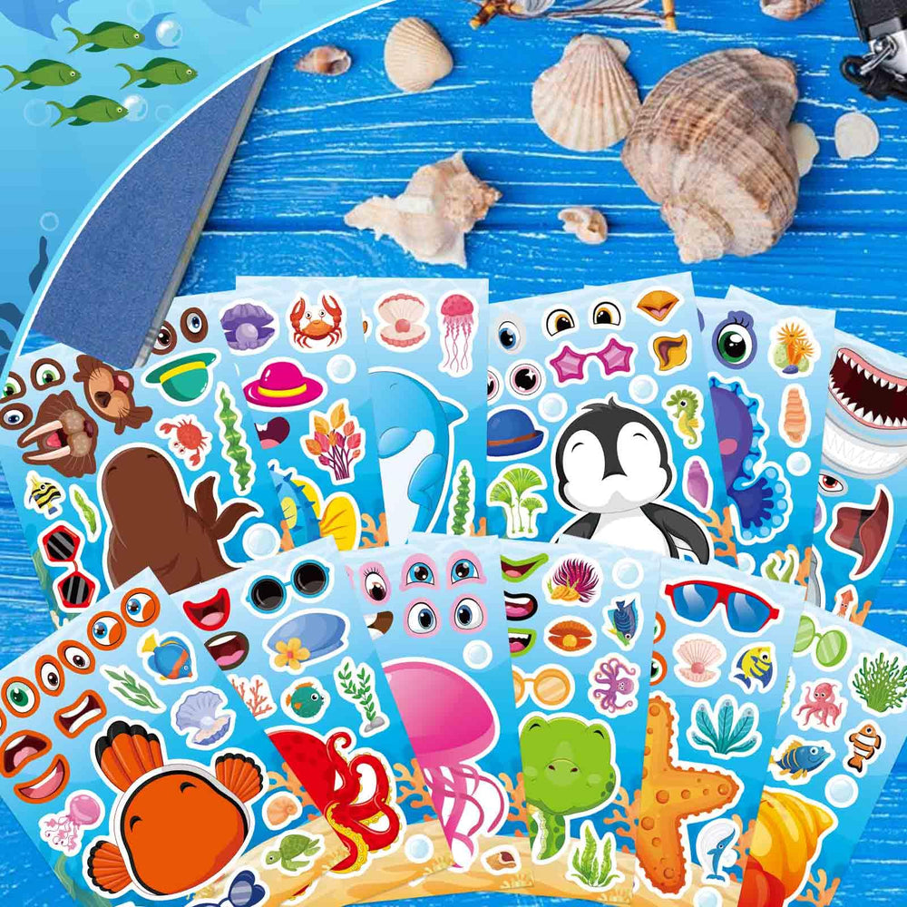 OTAITY seahorse sticker engaging design for arts, crafts, and classroom rewards