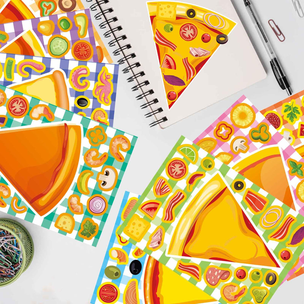 OTAITY bright pizza slice ingredients showcase vivid colors for pretend play and gifts