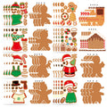 OTAITY gingerbread-house ornament cards for kids crafts and decorations