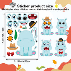 OTAITY face stickers eyebrows designs add character to custom sticker faces.