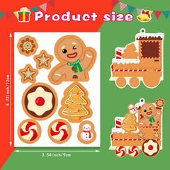 OTAITY gingerbread-man sticker set for easy holiday crafts
