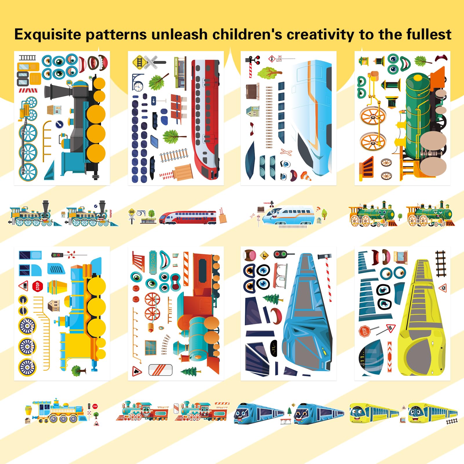 OTAITY kids craft supplies sticker pack ideal for classrooms and parties