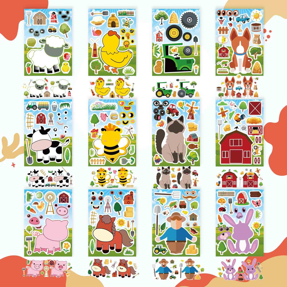 OTAITY kids enjoy creative sticker play boosting fine motor skills.