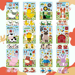 OTAITY kids enjoy creative sticker play boosting fine motor skills.