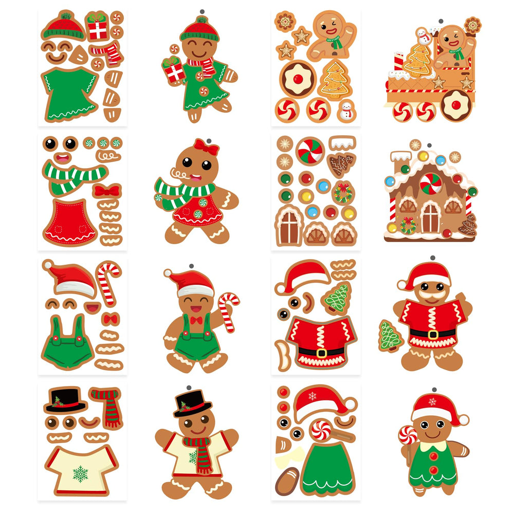 OTAITY Santa Claus ornament stickers for classroom activities