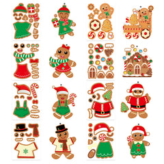 OTAITY Santa Claus ornament stickers for classroom activities