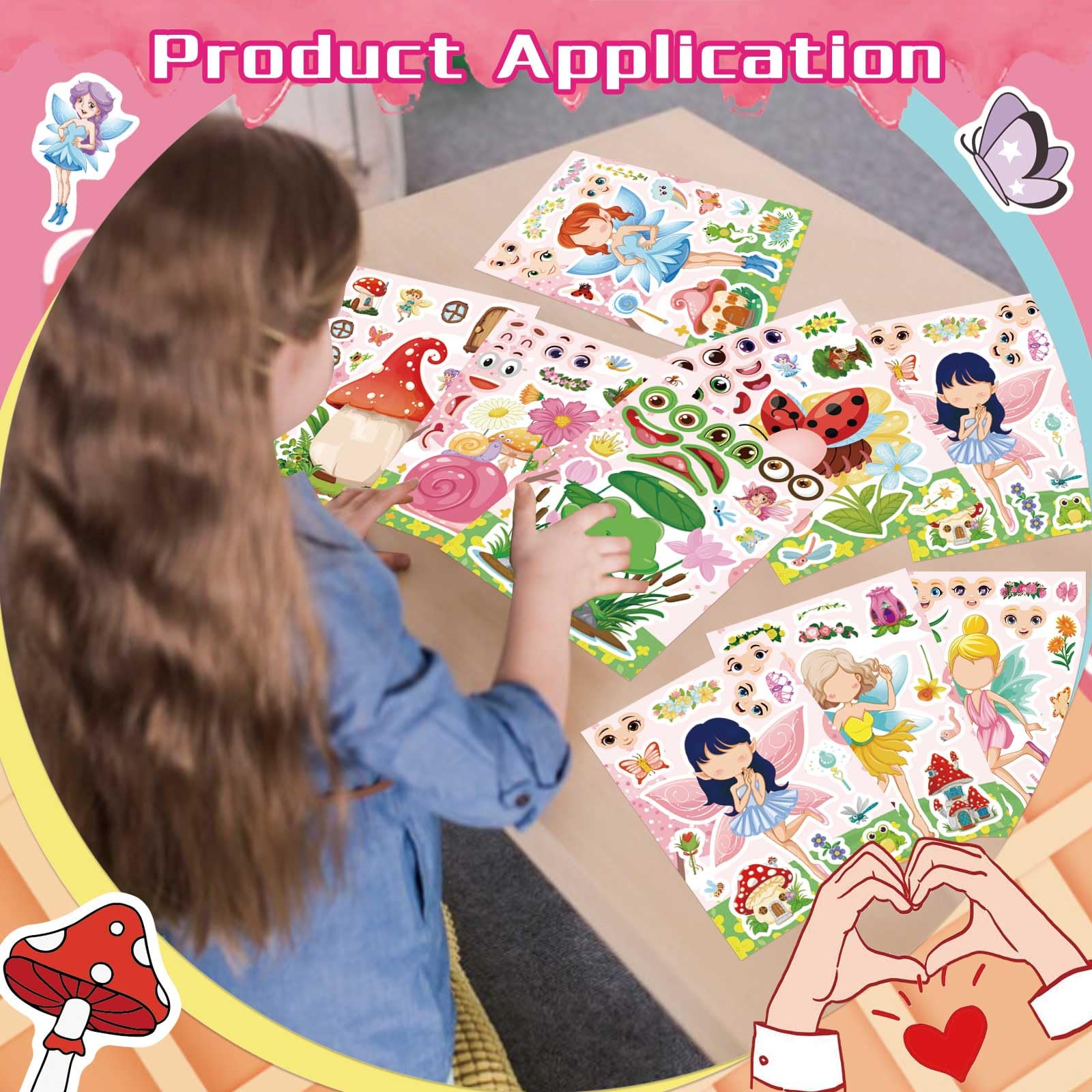 OTAITY stickers for kids birthday parties and creative crafts