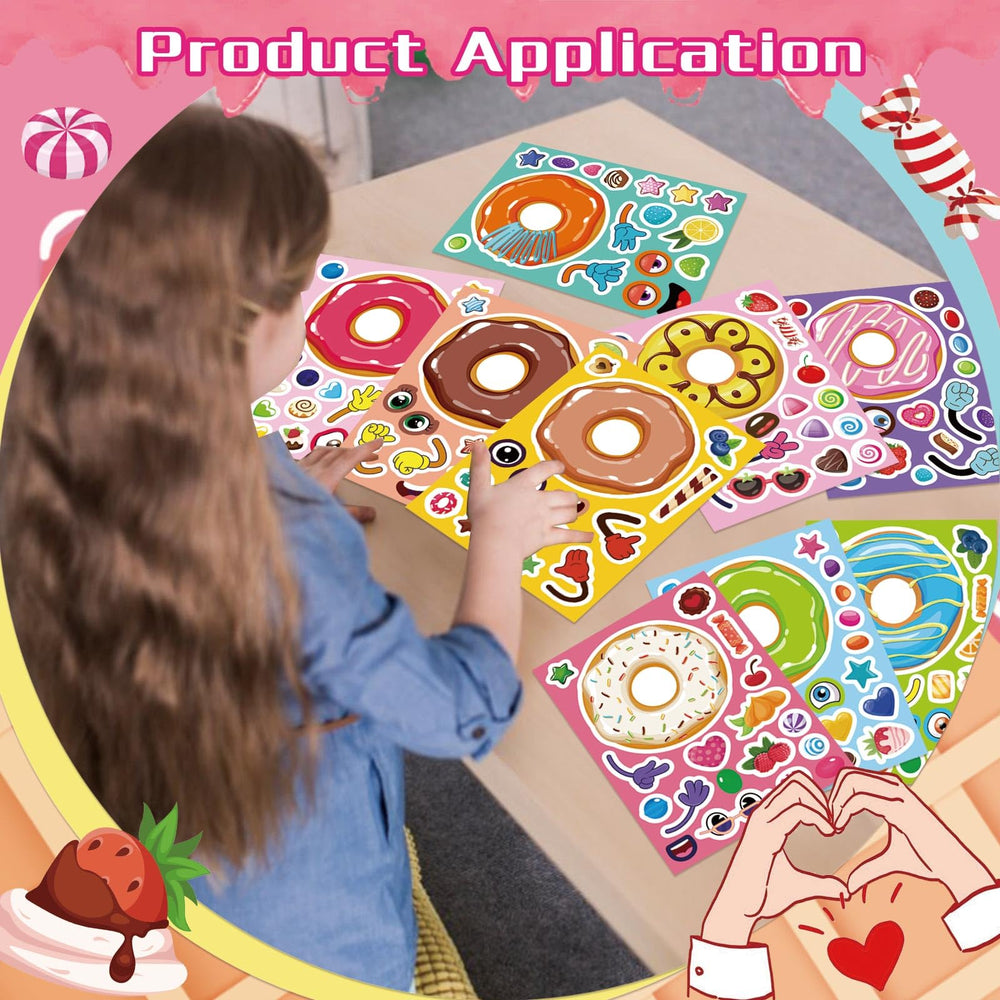 OTAITY donut-stickers safe and odor-free for children’s crafts.