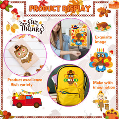 OTAITY turkey stickers ideal for arts and crafts and scrapbook projects.