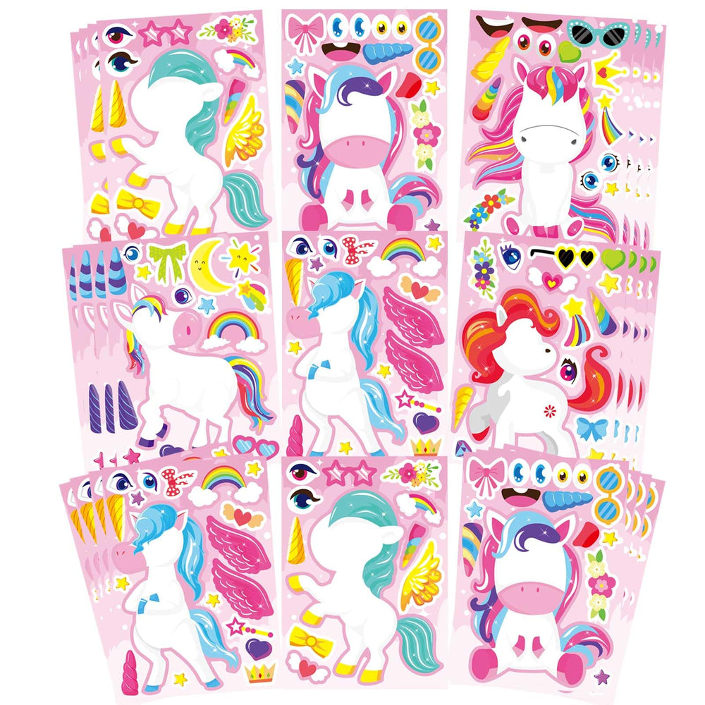 OTAITY unicorn stickers 24-sheets package for kid crafts and creative fun.