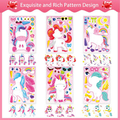 OTAITY unicorn stickers body face accessories help kids create personalized characters.