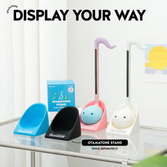 Otamatone black travel-ready design supports campfire sing-alongs.