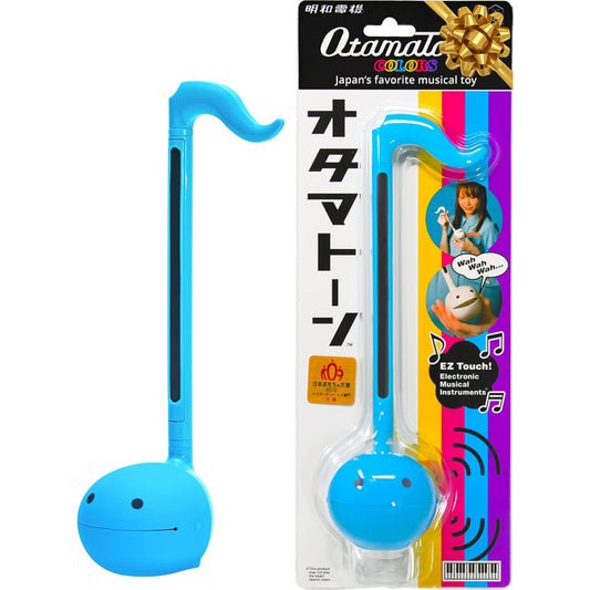 Otamatone Blue front view demonstrates compact, desk-ready design for easy play.