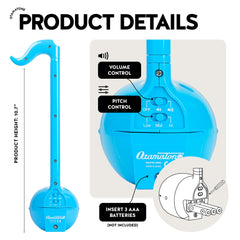 Otamatone Blue pitch variation covers low to high range for beginners.