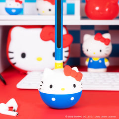 Otamatone Classic Hello Kitty battery operation enables wireless play anywhere.