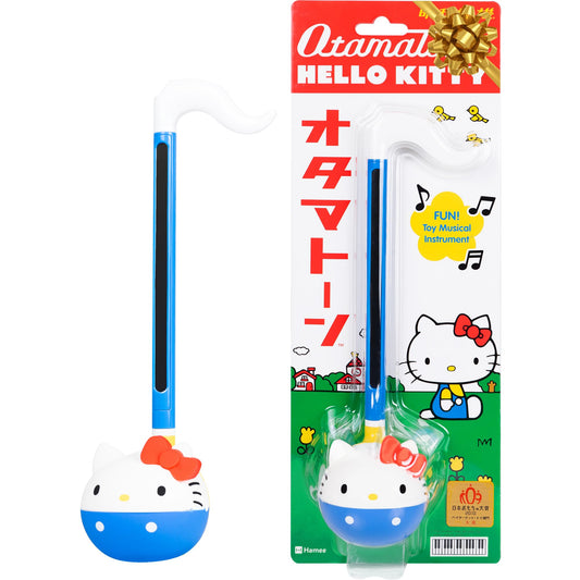 Otamatone Classic Hello Kitty front view, inviting playful play for kids and collectors.