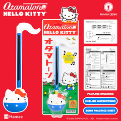 Otamatone Classic Hello Kitty compact size easy to carry for travel performances.