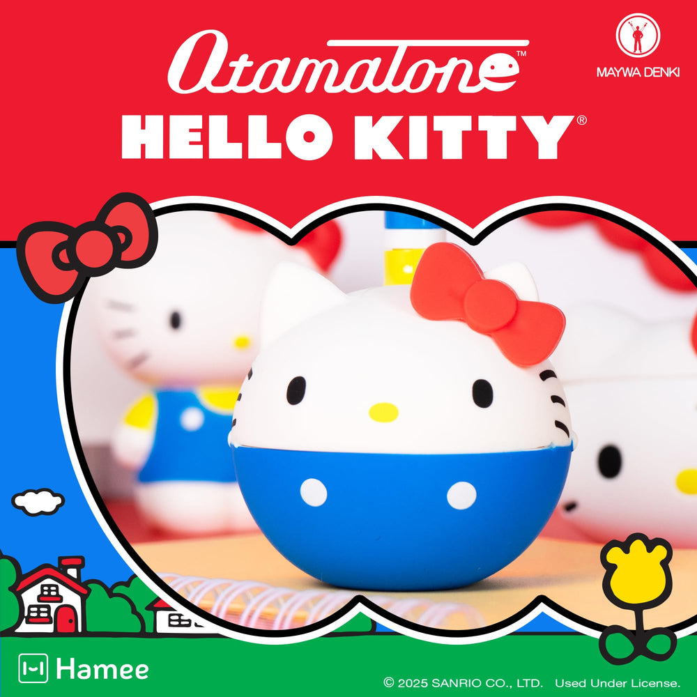 Otamatone Classic Hello Kitty side view, cute silhouette ideal for display and play.