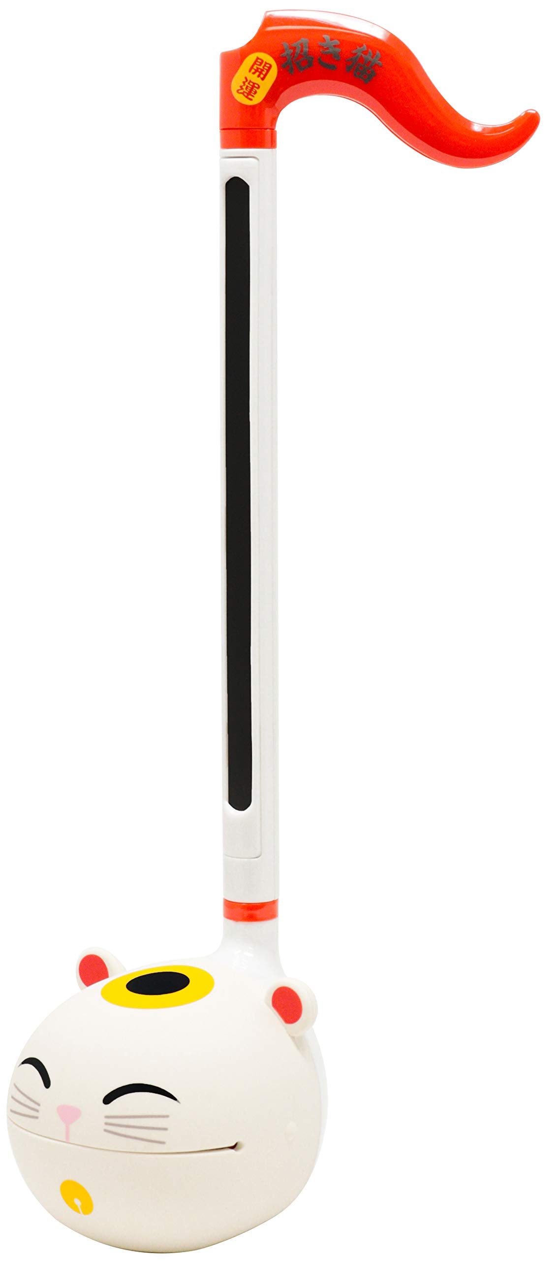 Otamatone Classic Lucky Cat front view shows iconic design for playful music sessions.