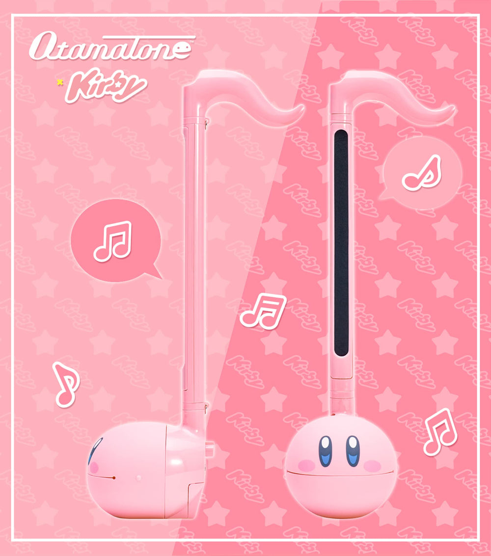 Otamatone Kirby Pink Star Hero battery area shows AAA power option.