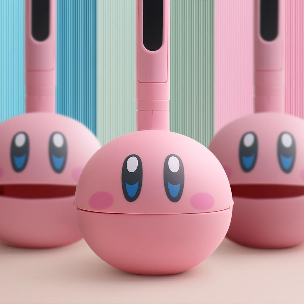 Kids enjoying Otamatone Kirby Pink Star Hero at home for creative play.