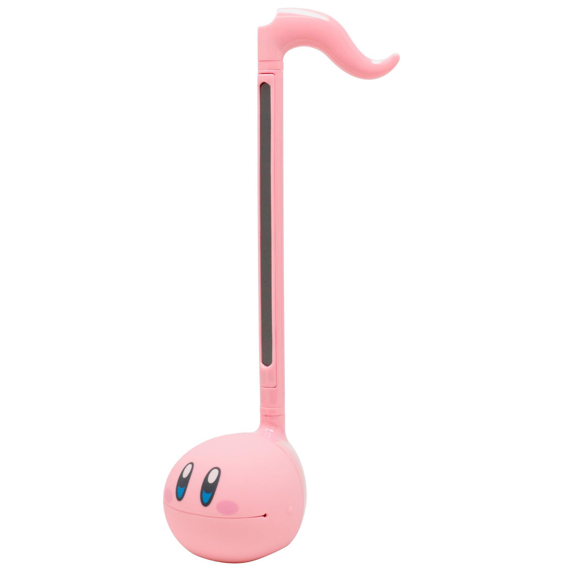 Otamatone Kirby Pink Star Hero ready for outdoor singalong and portability.