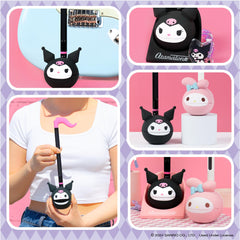 Otamatone Kuromi campfire sessions ready for singsong jams.
