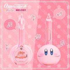 Otamatone Melody Kirby Edition side view highlights compact, portable fun on the go.