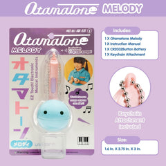 Otamatone Melody Mini side view emphasizes portable size for quick jams.